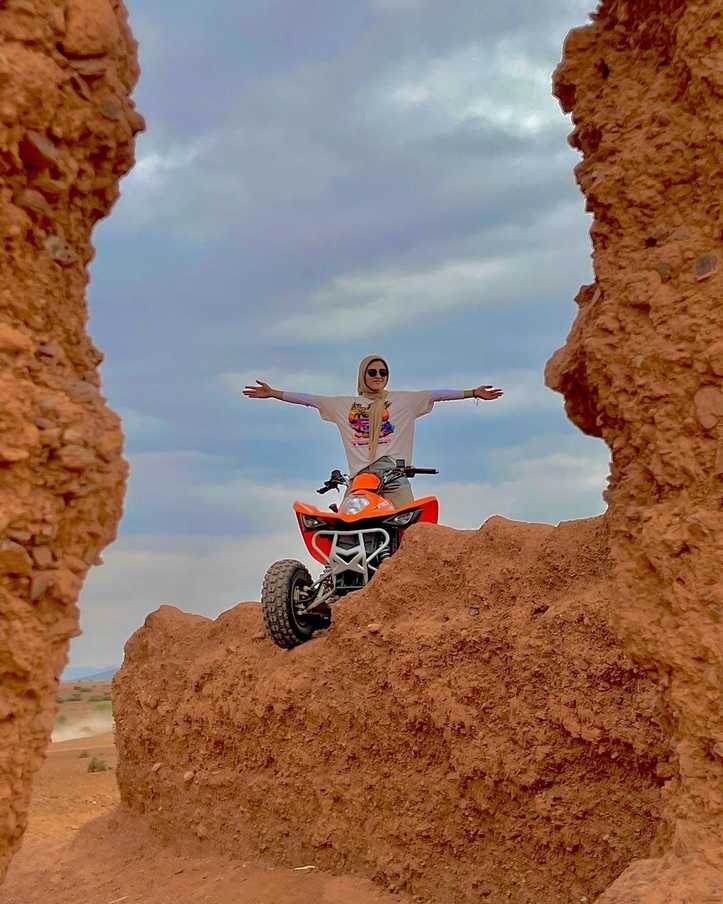 Quad dans la Palmeraie