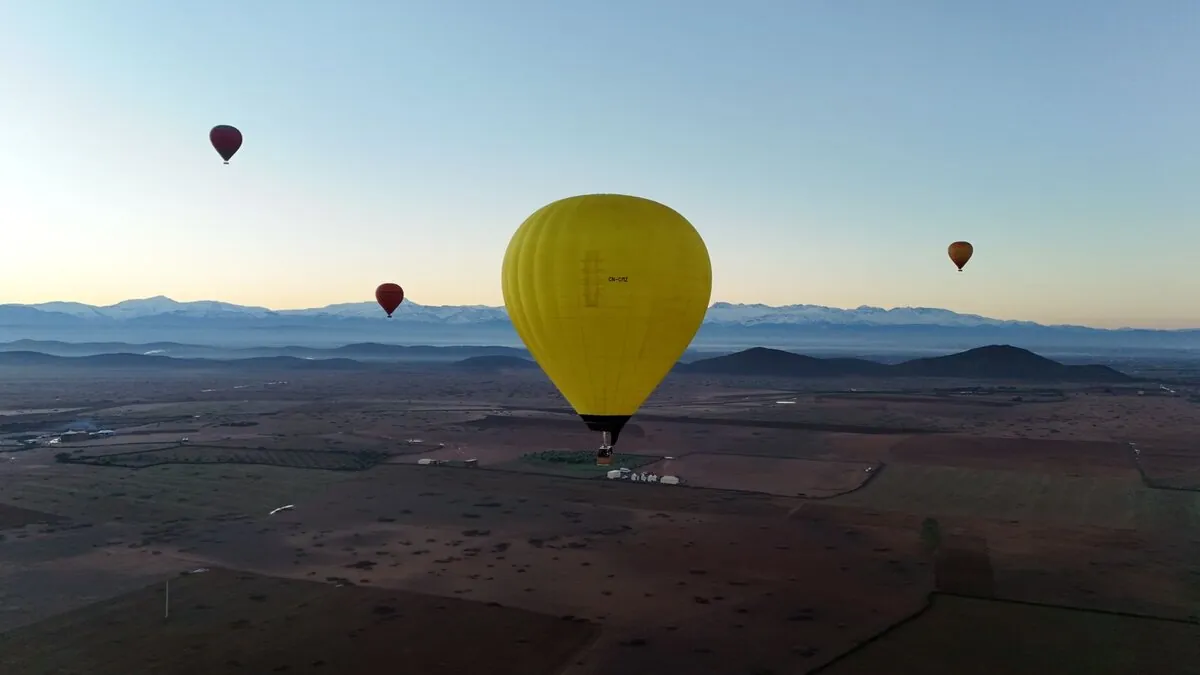 Vol en Montgolfière Classique à Marrakech